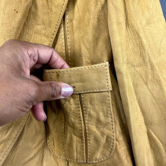 Vintage 1960's Wilson's House of Suede and Leather Blazer Size Men's 36L Western - Picture 7 of 11